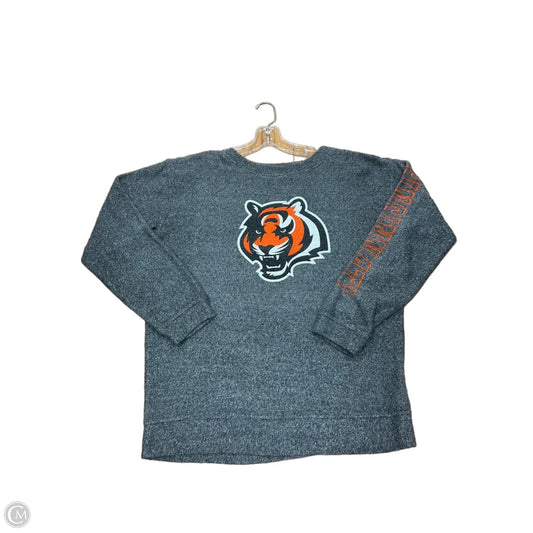 Sweatshirt Crewneck By Nfl In Grey, Size: M