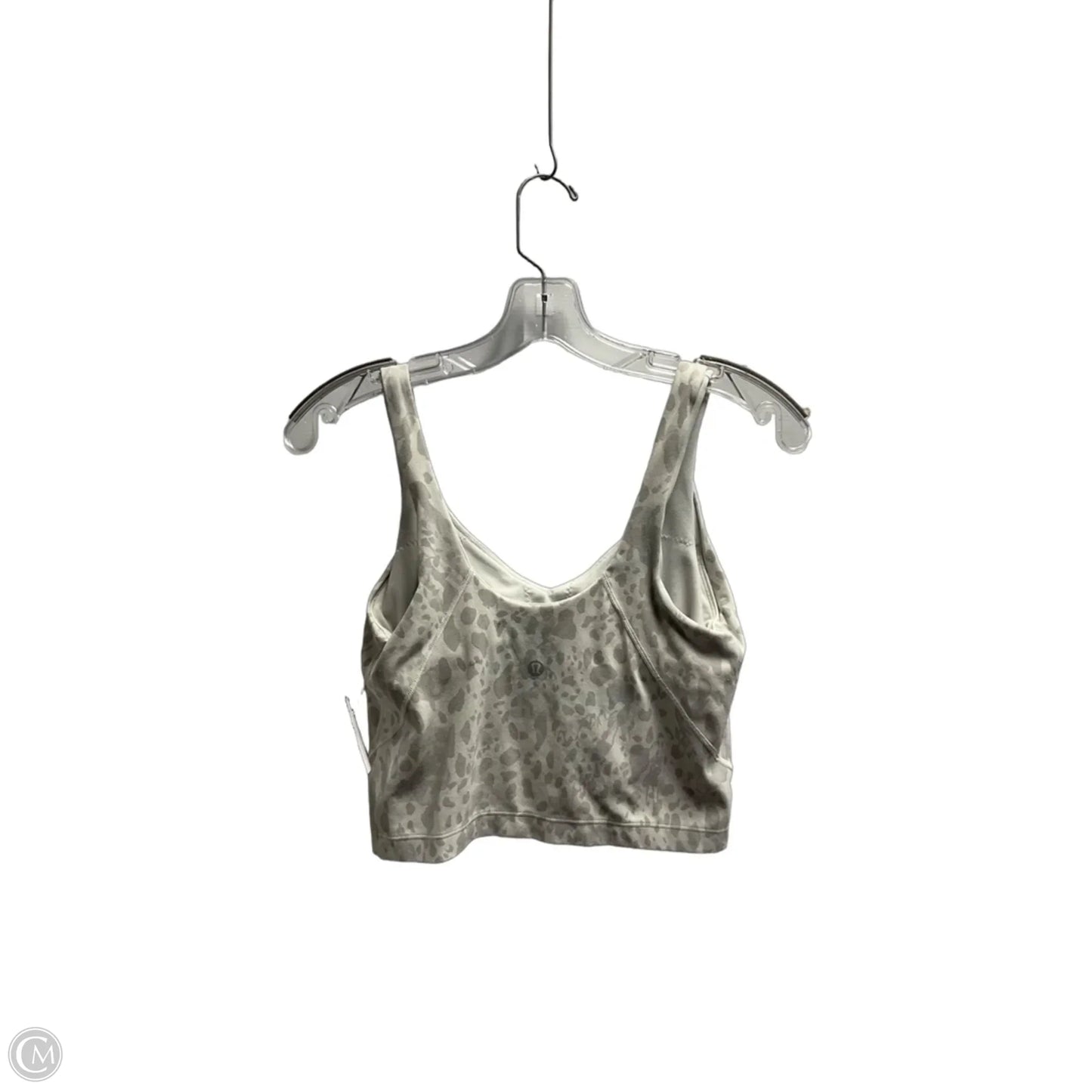 Athletic Tank Top By Lululemon In White, Size: 4