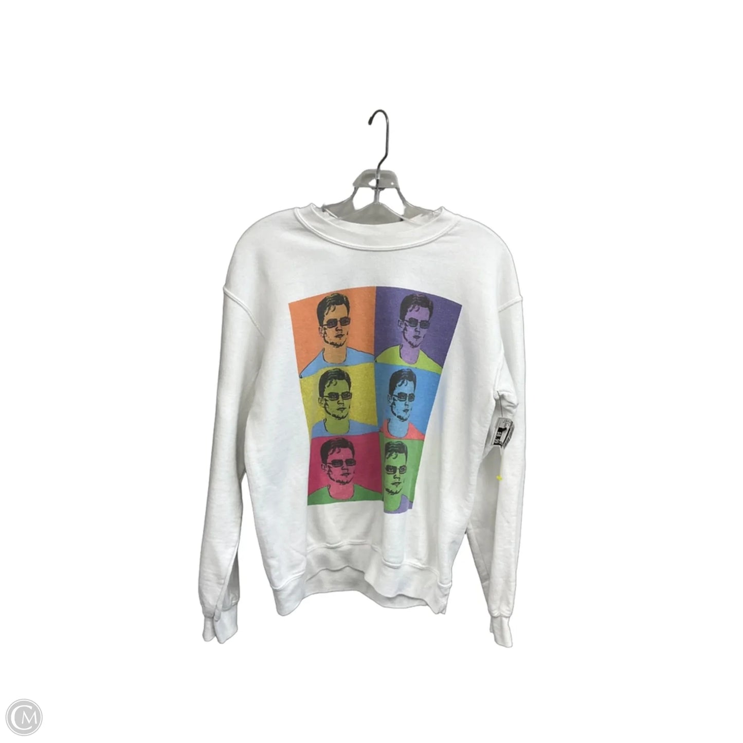 Top Long Sleeve By Gildan In White, Size: S
