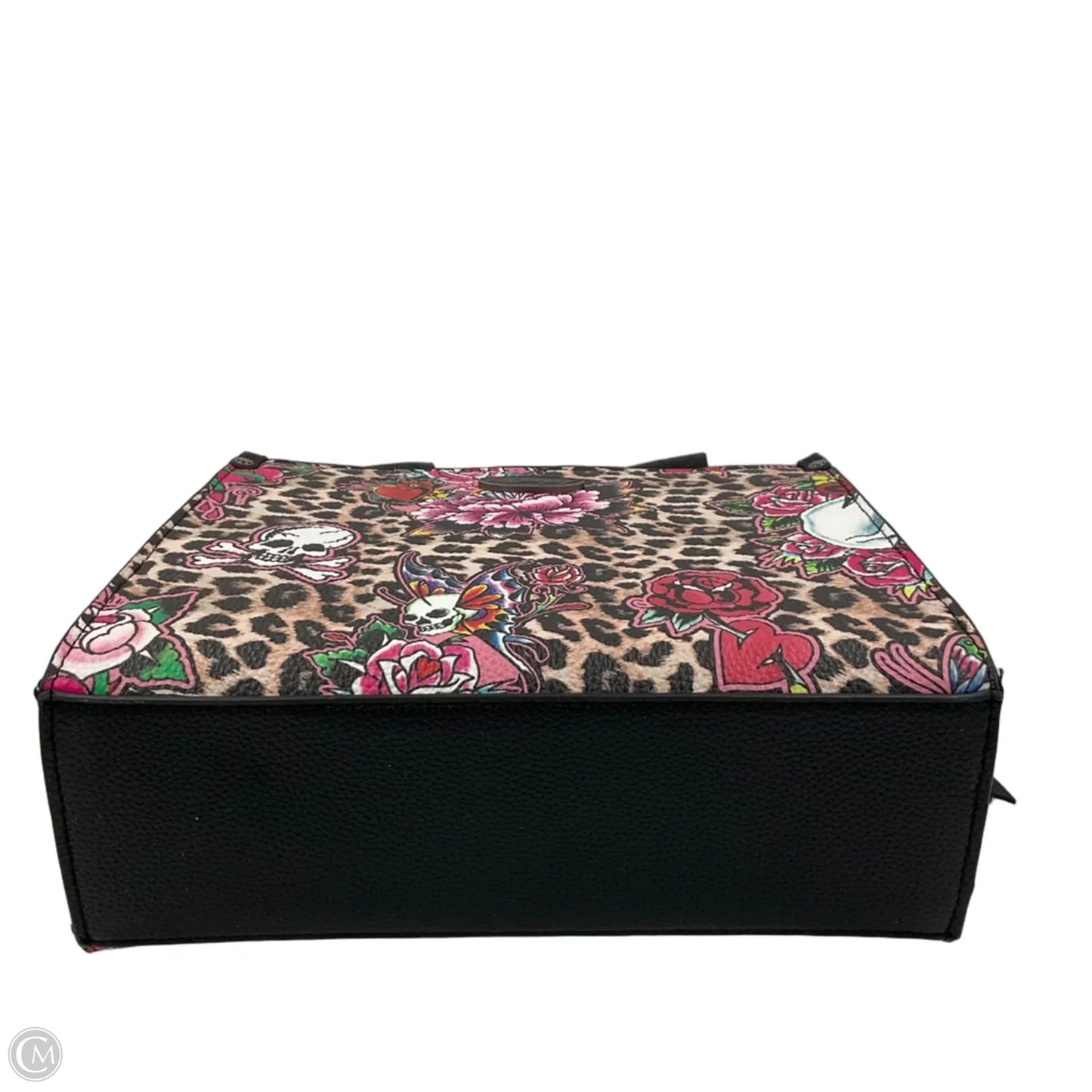 Crossbody Leather By Ed Hardy, Size: Small
