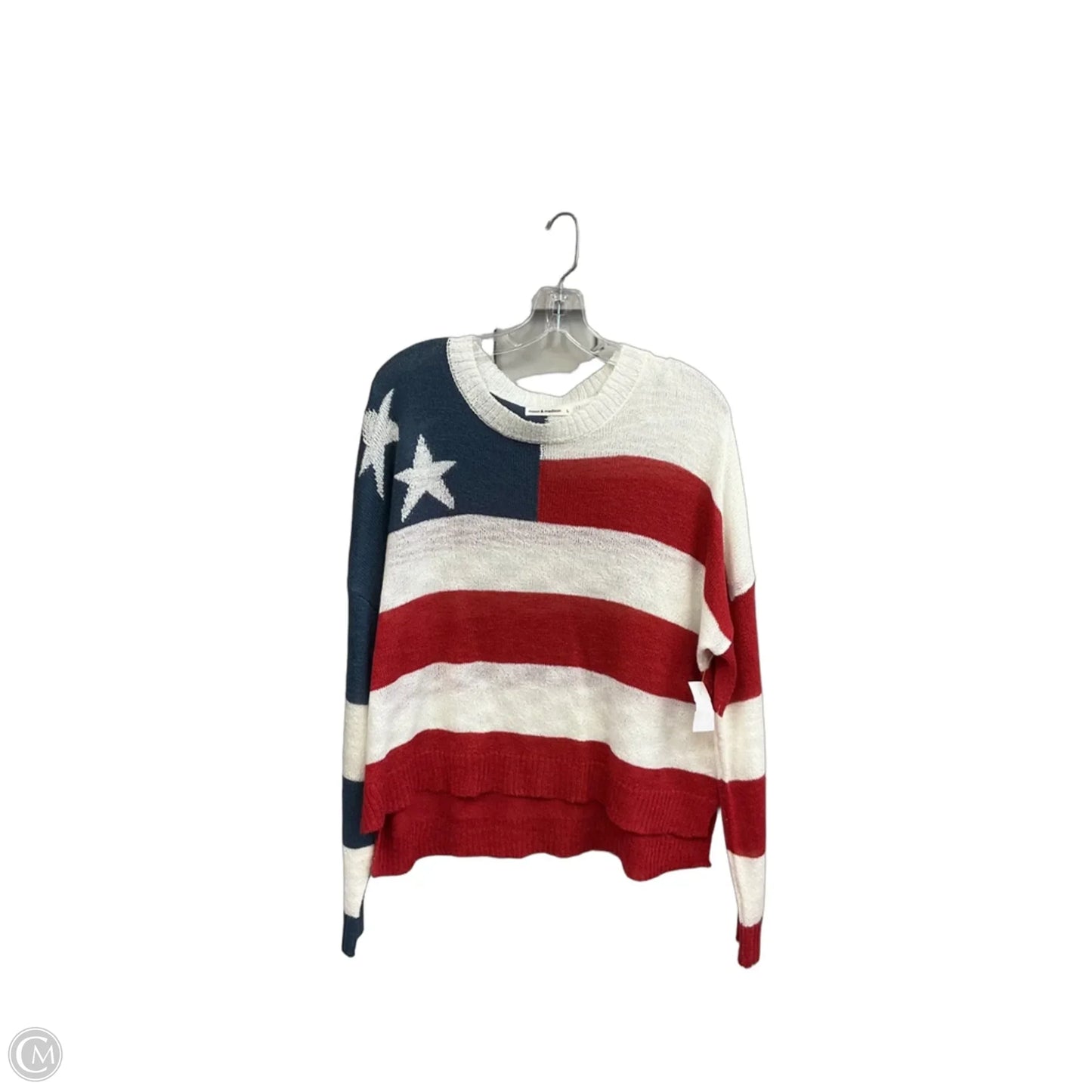 Sweater By Moon And Madison In White, Size: L