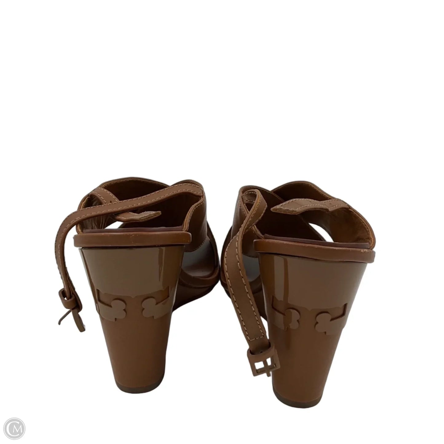 Sandals Designer By Tory Burch In Brown, Size: 8