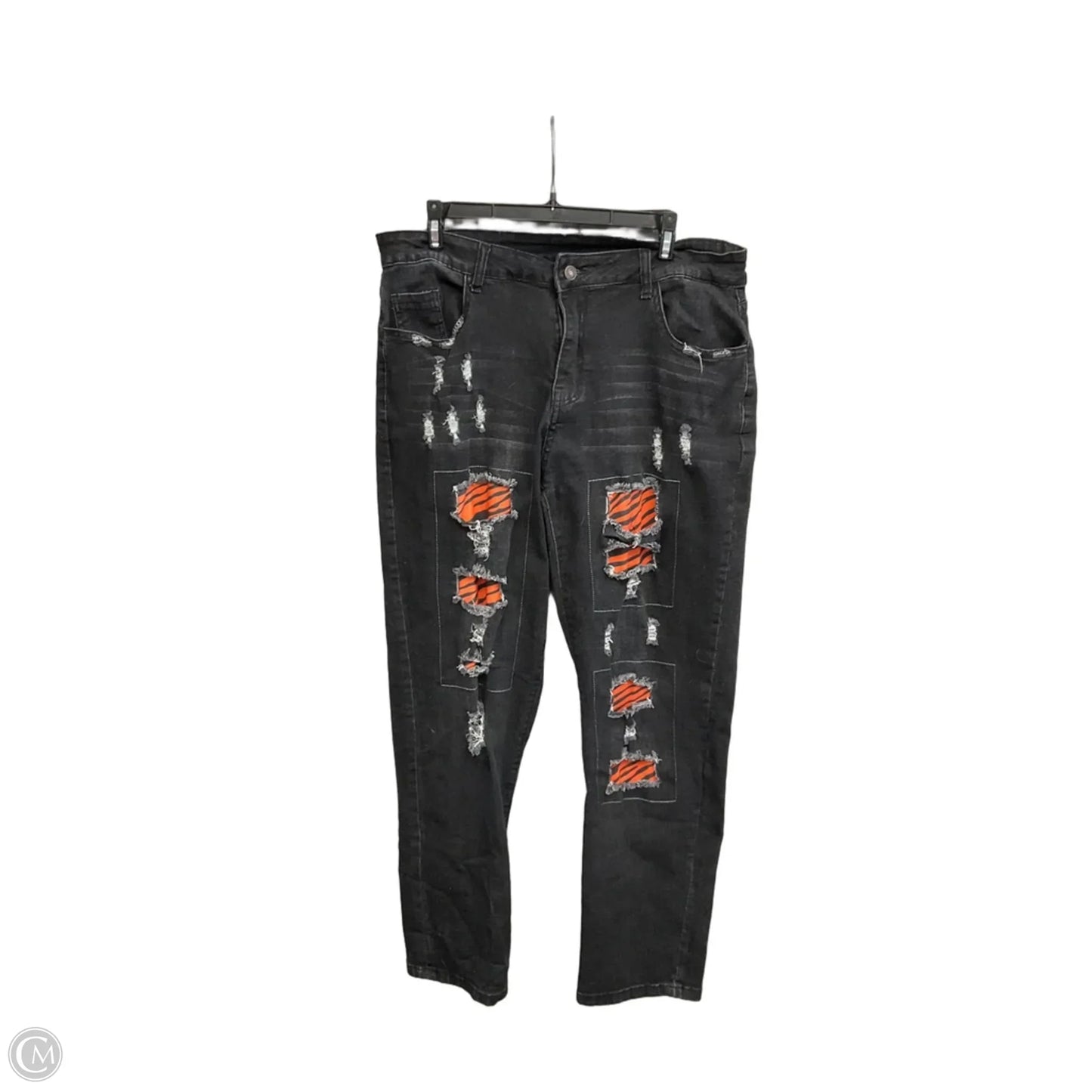 Jeans Straight By Clothes Mentor In Black, Size: 14