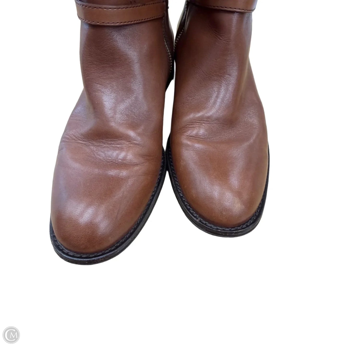 Boots Designer By Coach In Brown, Size: 8.5