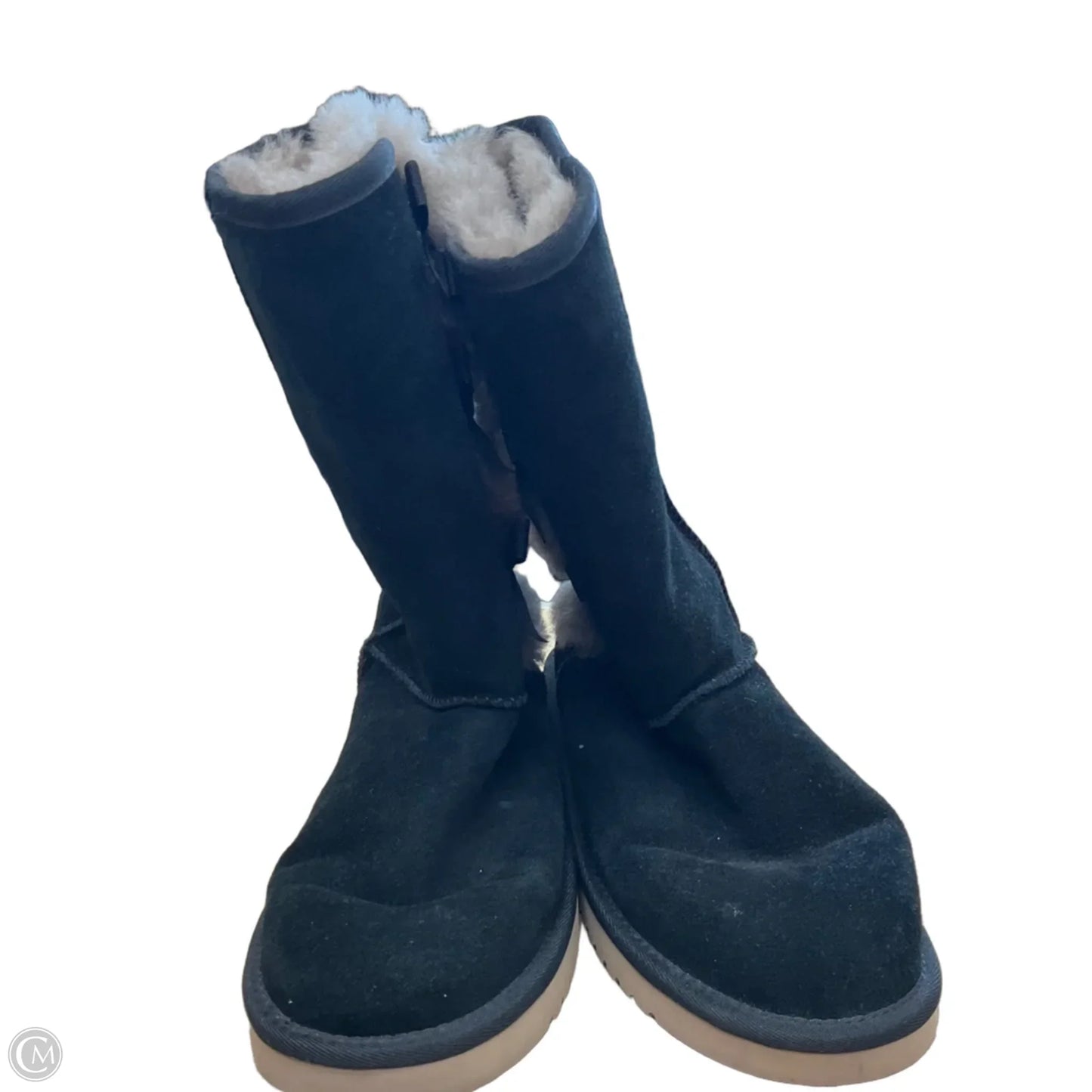 Boots Mid-calf Flats By Koolaburra By Ugg In Black, Size: 8