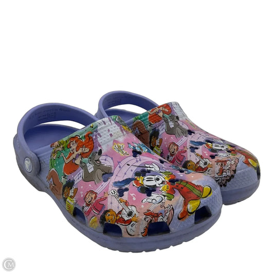 Sandals Sport By Crocs In Purple, Size: 8