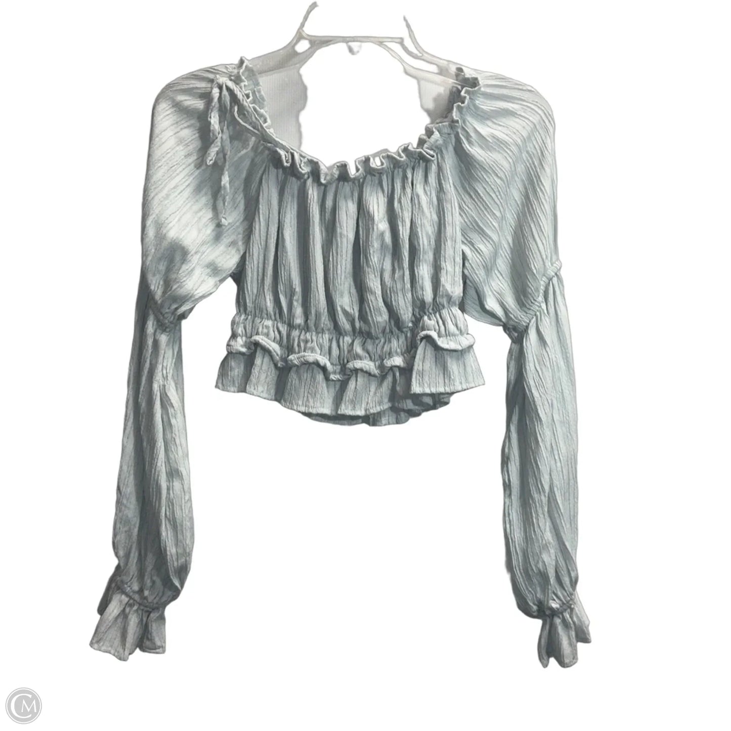 Top Long Sleeve By Altard State In Blue, Size: S