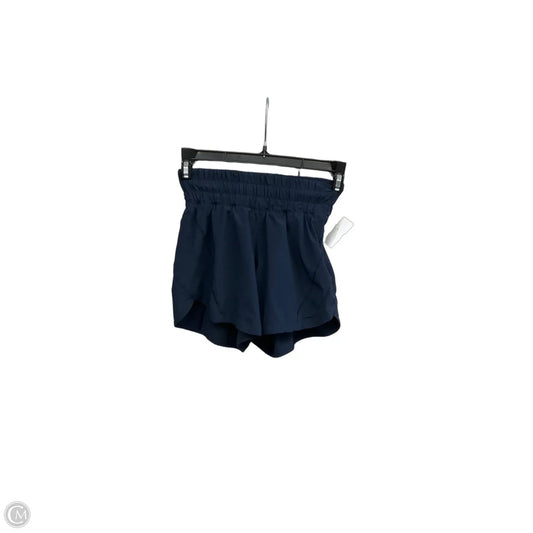 Athletic Shorts By Lululemon In Blue, Size: 0
