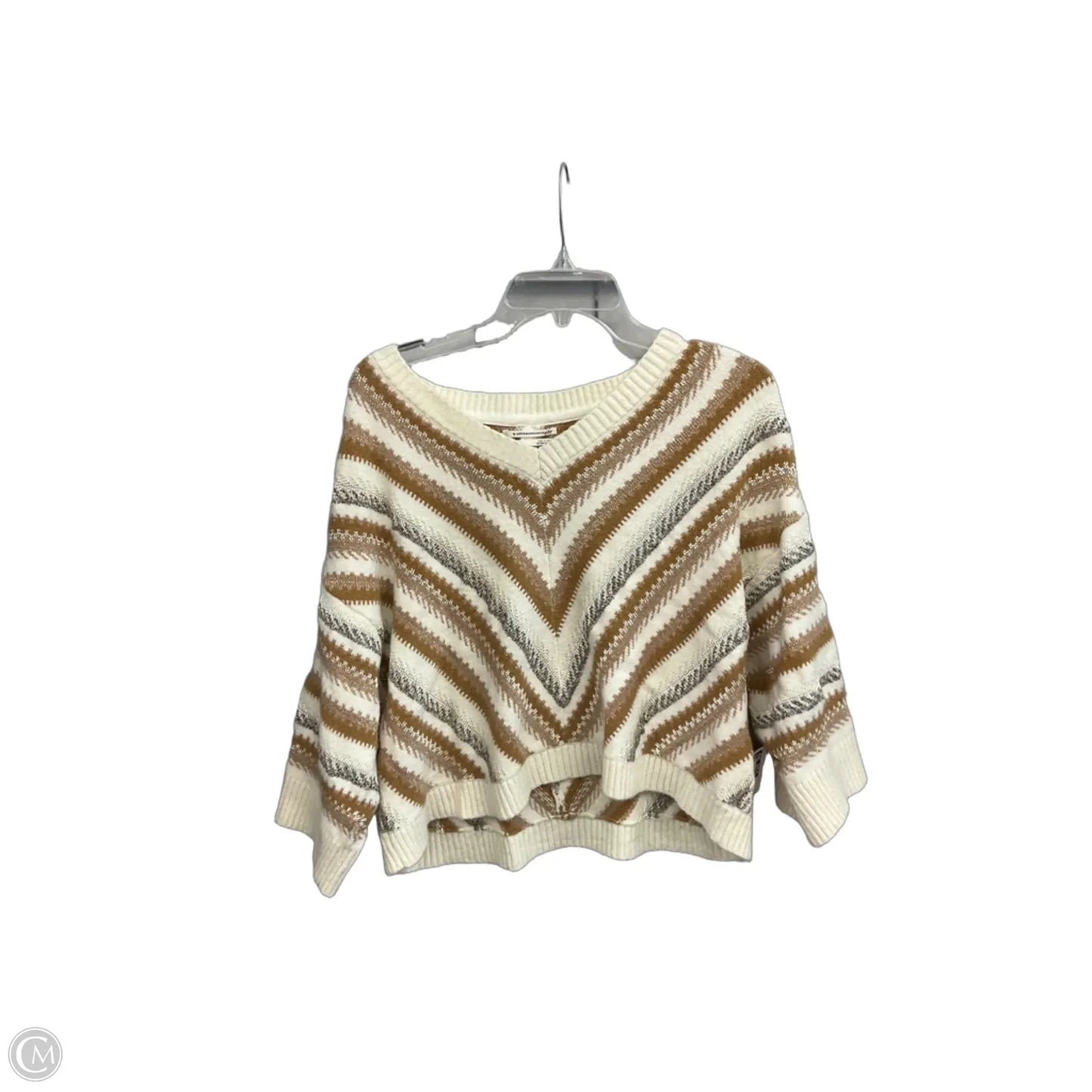 Sweater By Anthropologie In Cream, Size: Xs