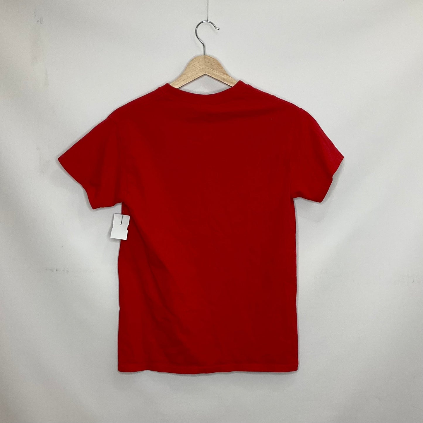Red Top Short Sleeve Basic Gildan, Size S