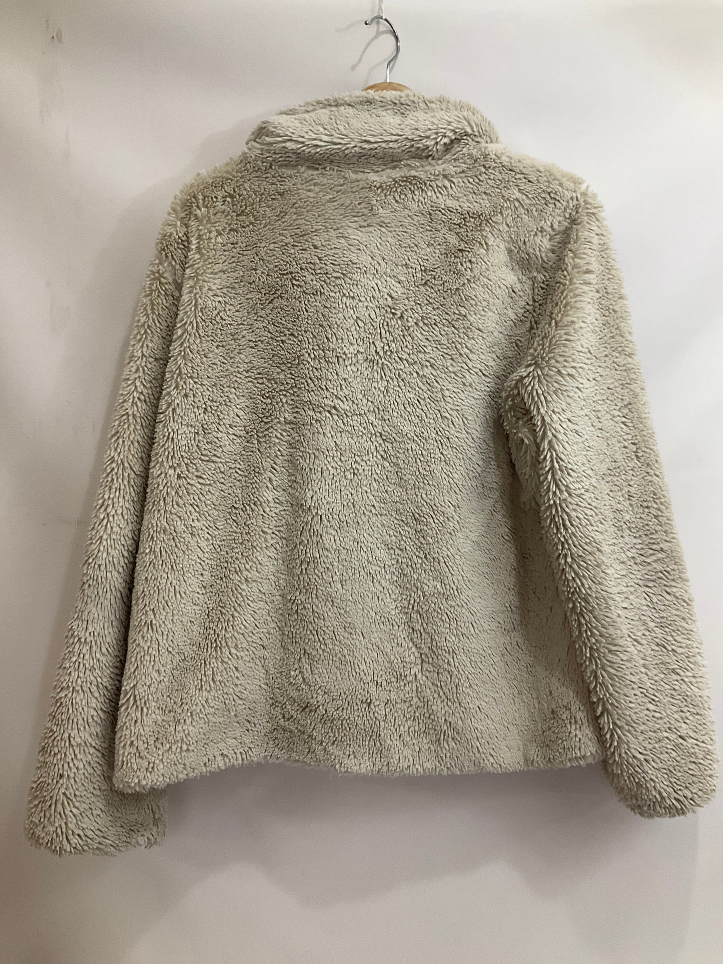 Jacket Faux Fur & Sherpa By Patagonia In Cream, Size: Xl