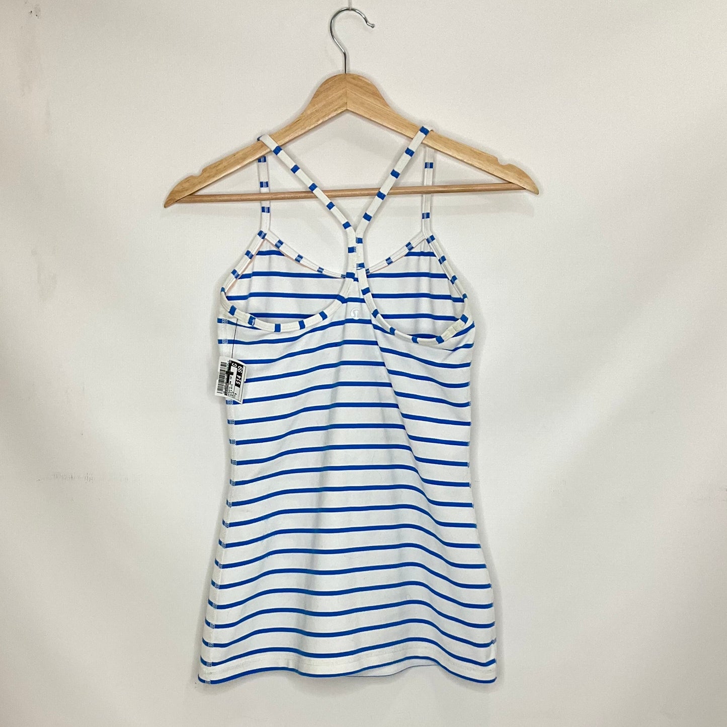 Blue & White Athletic Tank Top Lululemon, Size 6