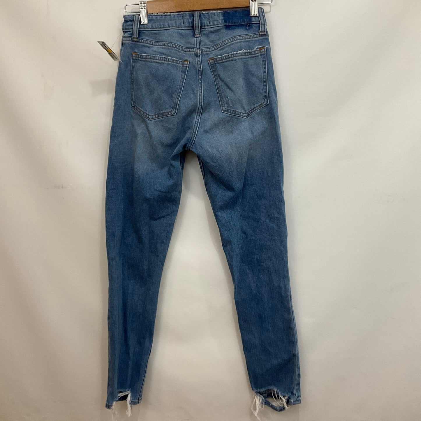 Jeans Skinny By Abercrombie And Fitch In Blue Denim, Size: 0