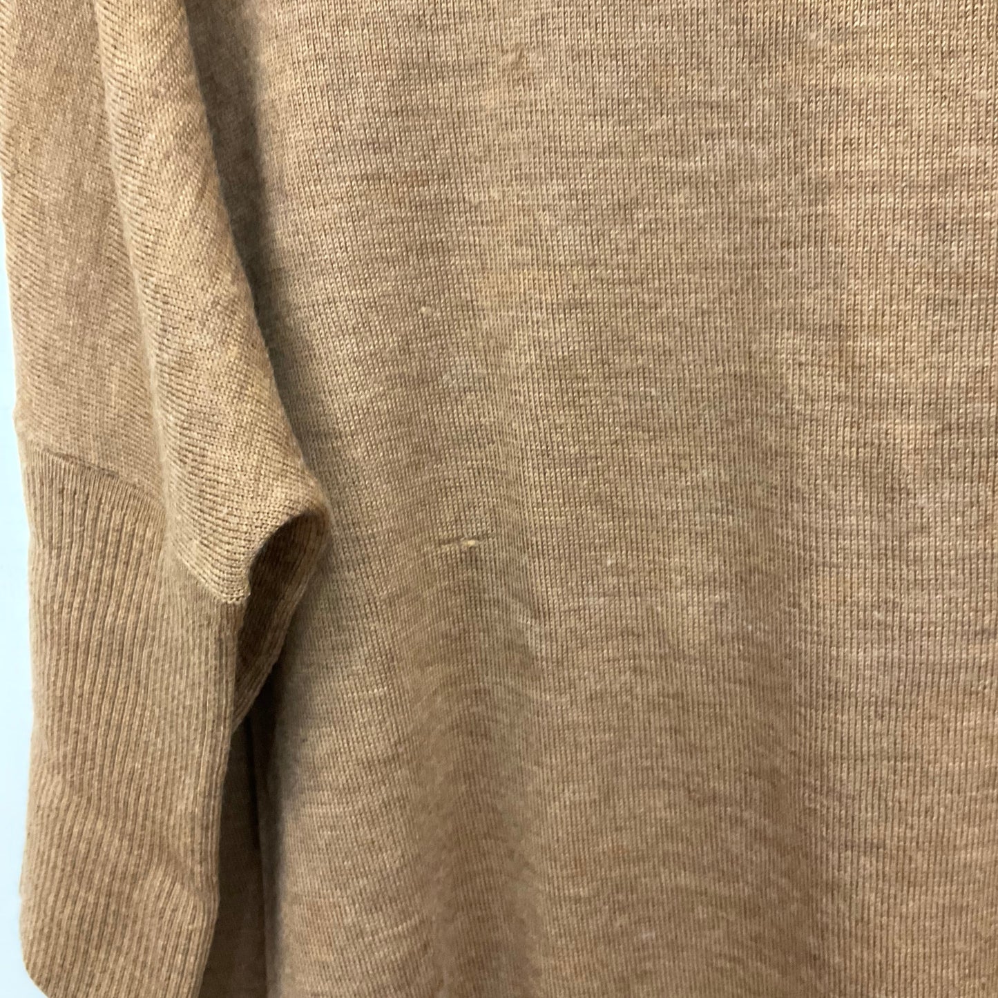 Sweater Short Sleeve By Anthropologie In Tan, Size: S