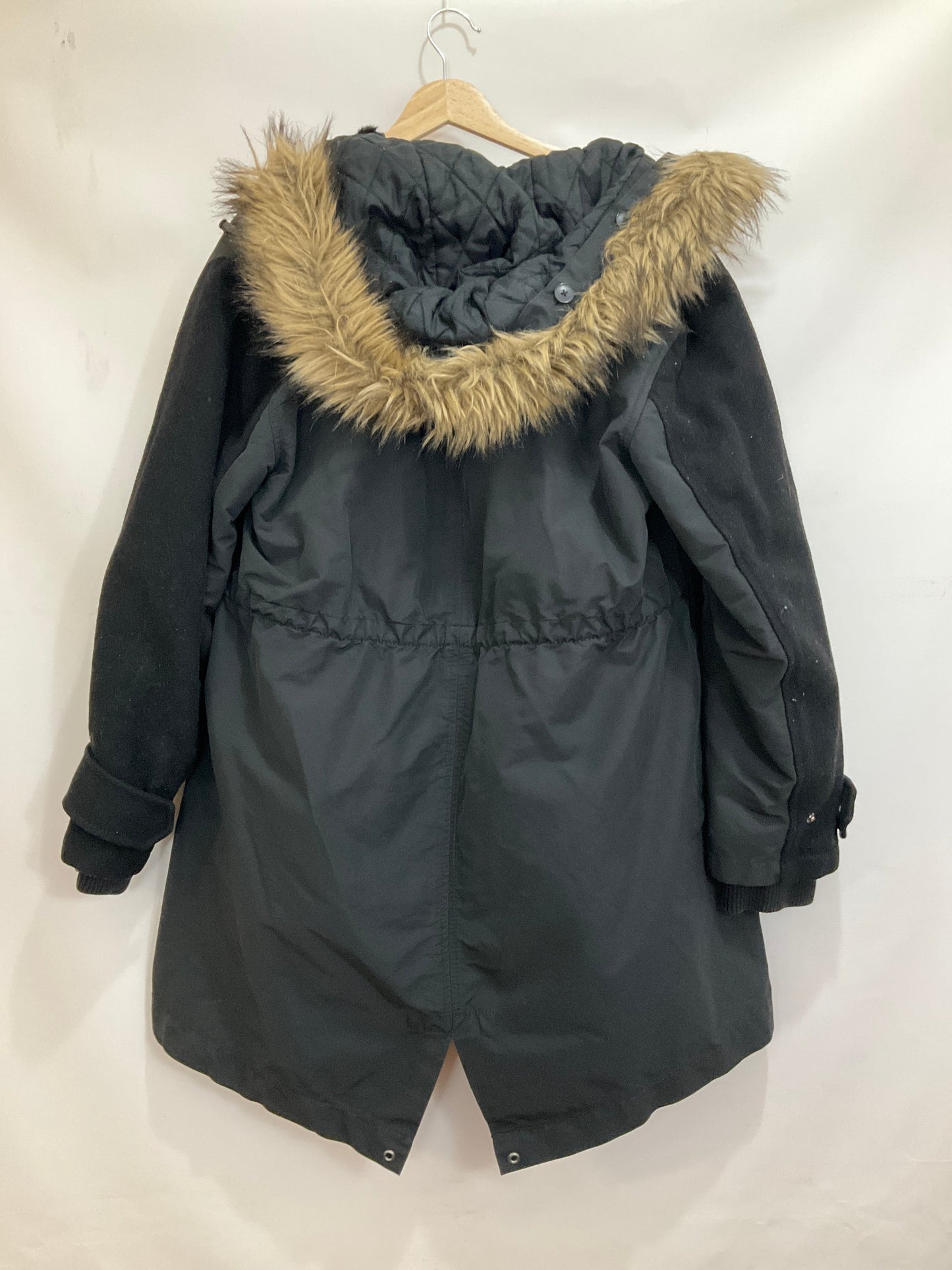 Coat Parka By Madewell In Black, Size: L