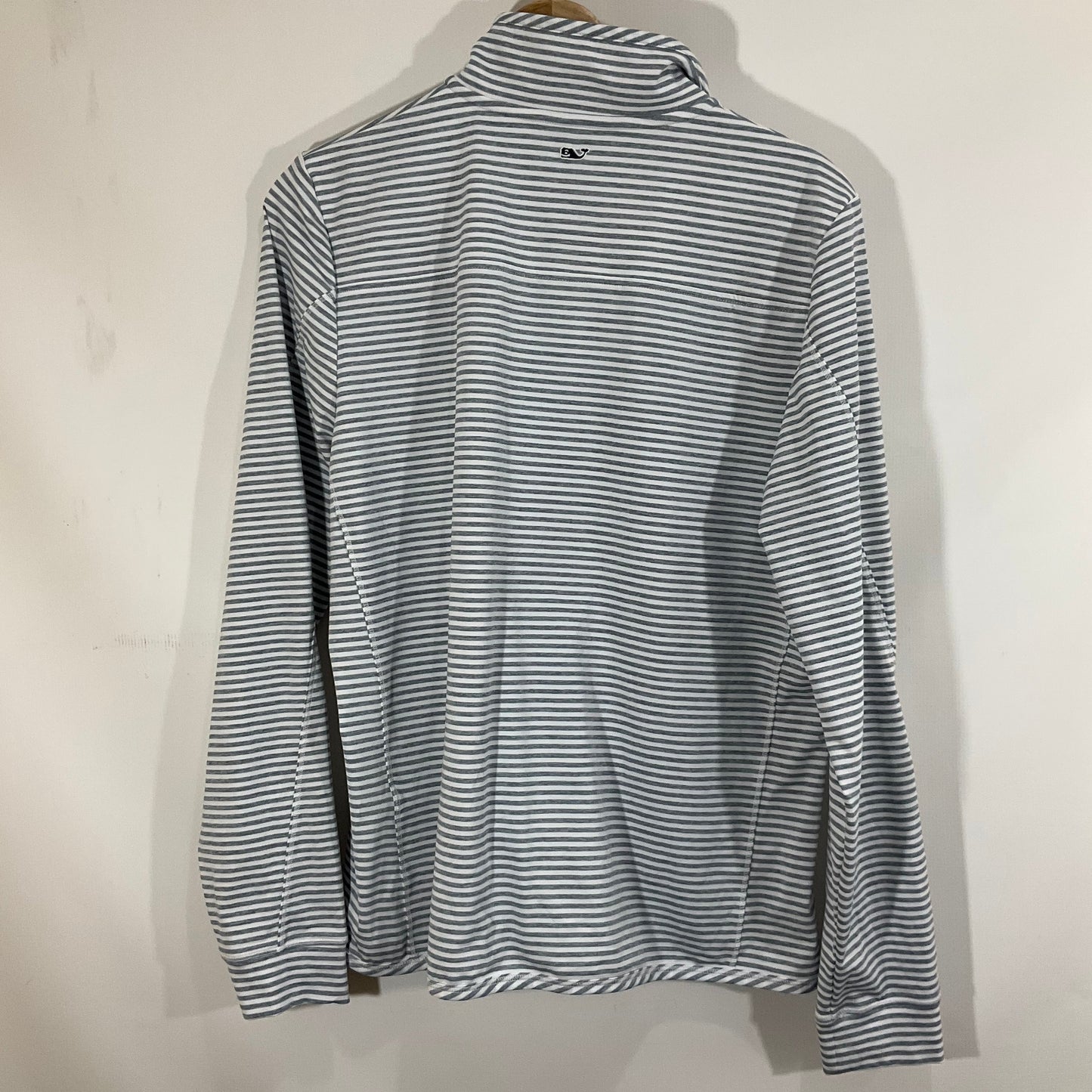 Athletic Top Long Sleeve Collar By Vineyard Vines In Striped Pattern, Size: L