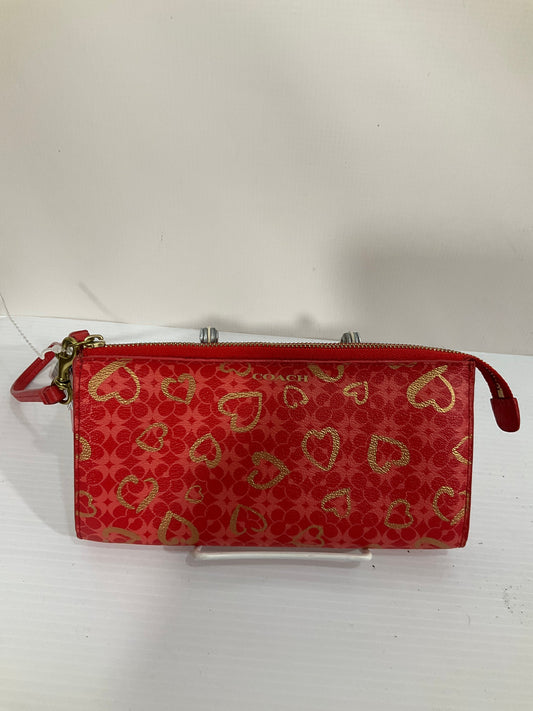 Wristlet Designer By Coach, Size: Medium