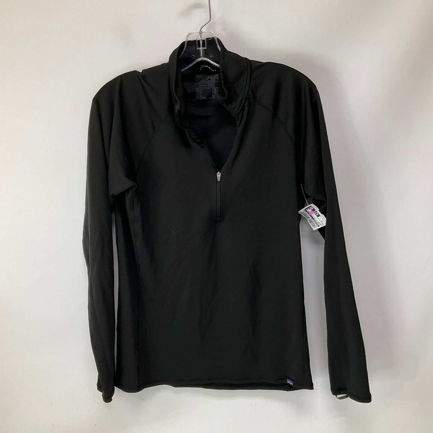 Athletic Top Long Sleeve Crewneck By Patagonia In Black, Size: M