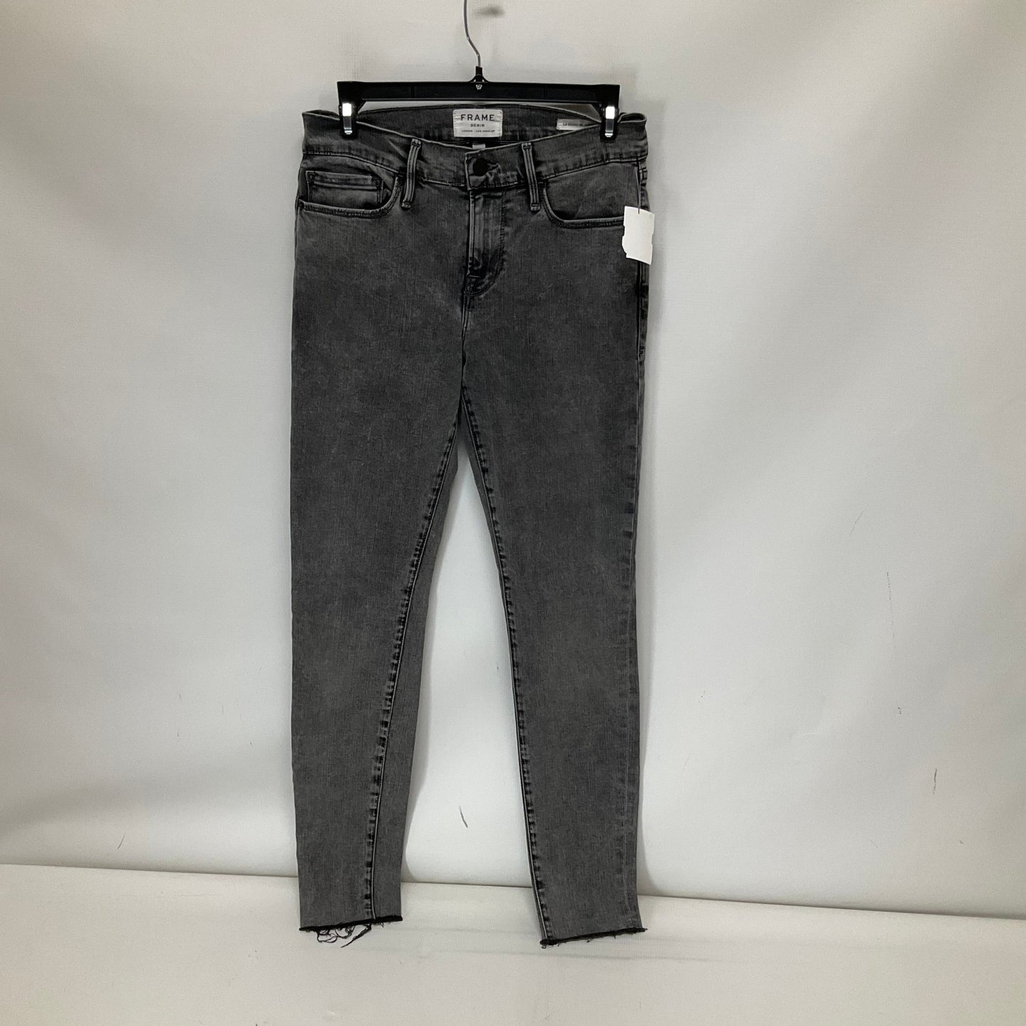 Black Denim Jeans Skinny Frame, Size 6