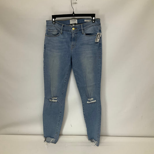 Blue Denim Jeans Skinny Frame, Size 6