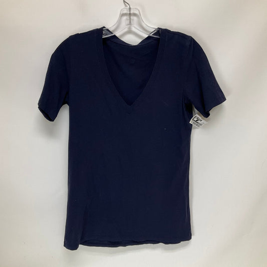 Blue Athletic Top Short Sleeve Lululemon, Size 6