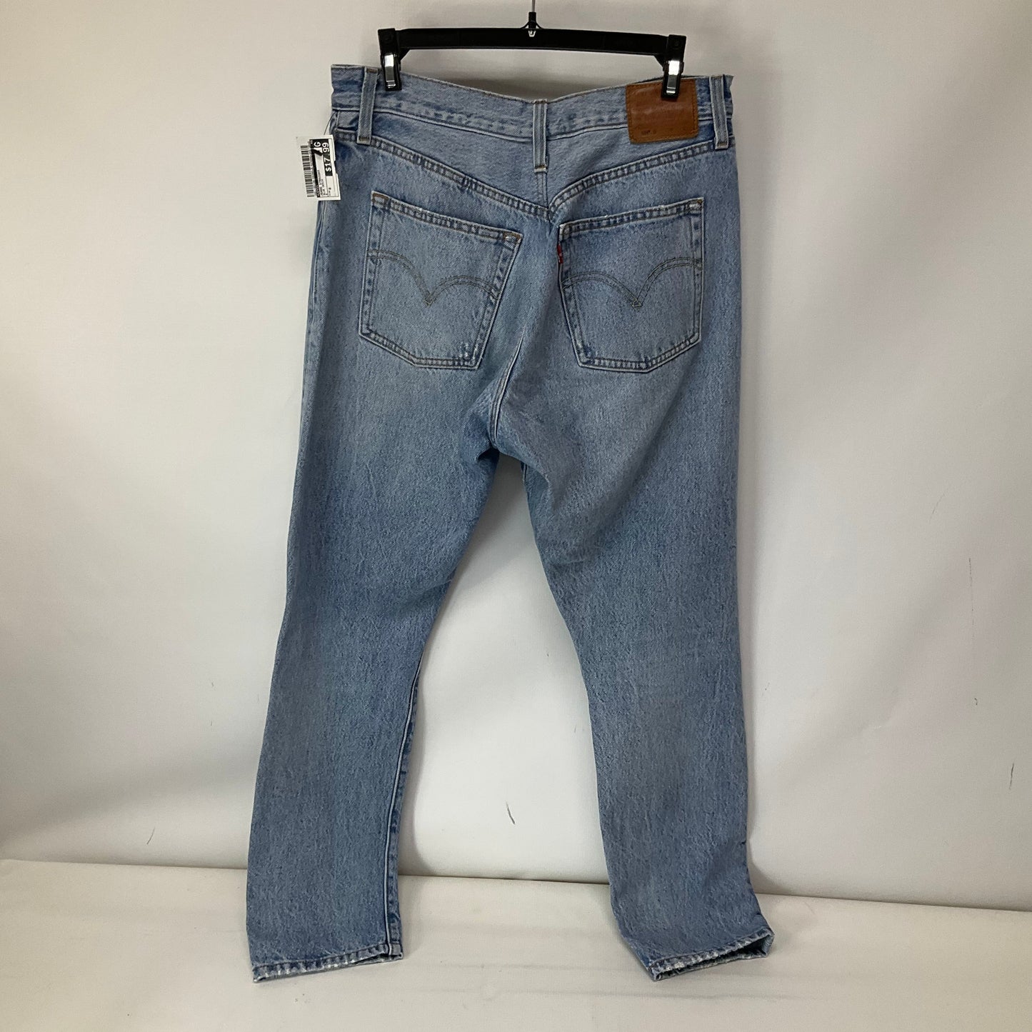 Blue Denim Jeans Straight Levis, Size 8