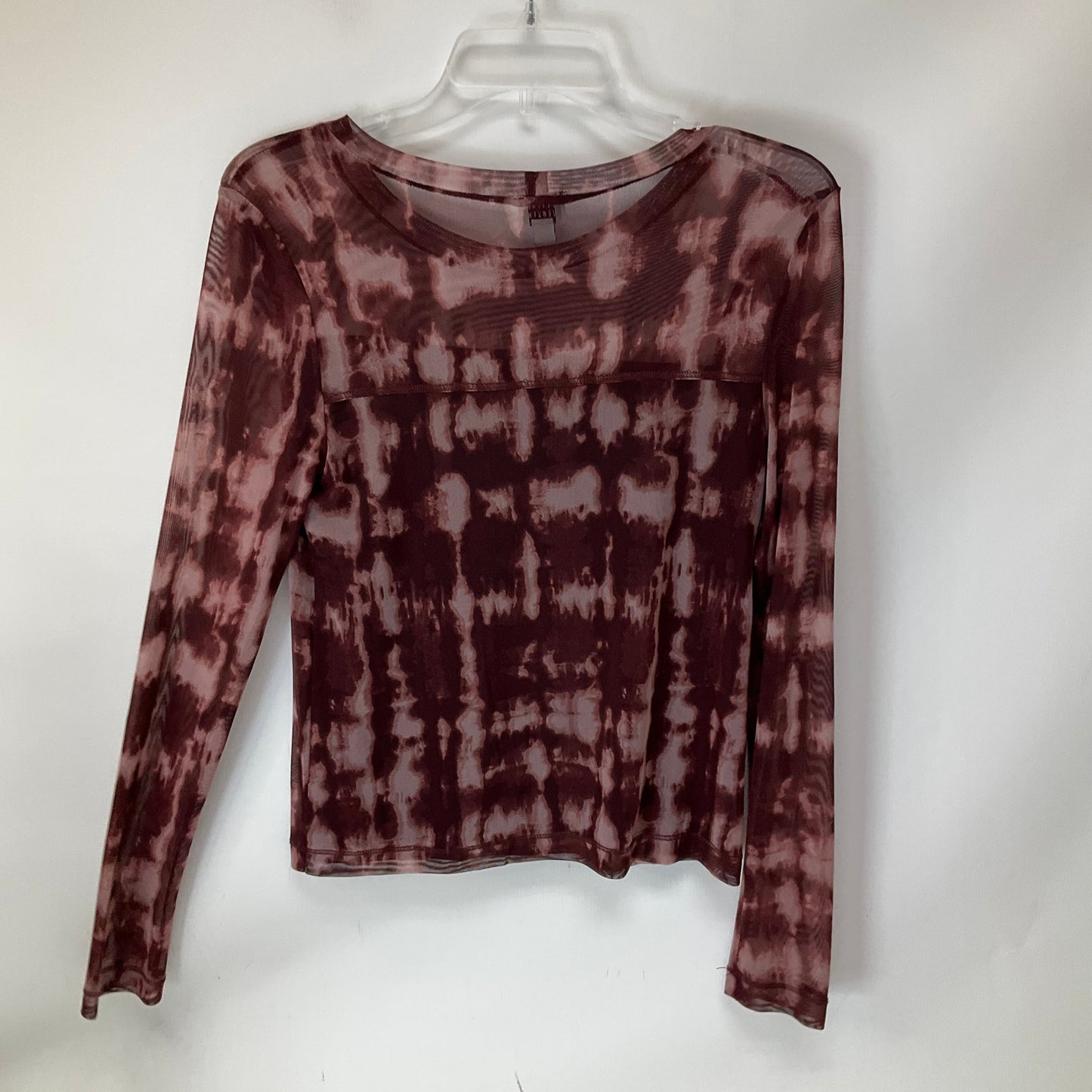 Top Long Sleeve By Peyton Jensen In Red, Size: S