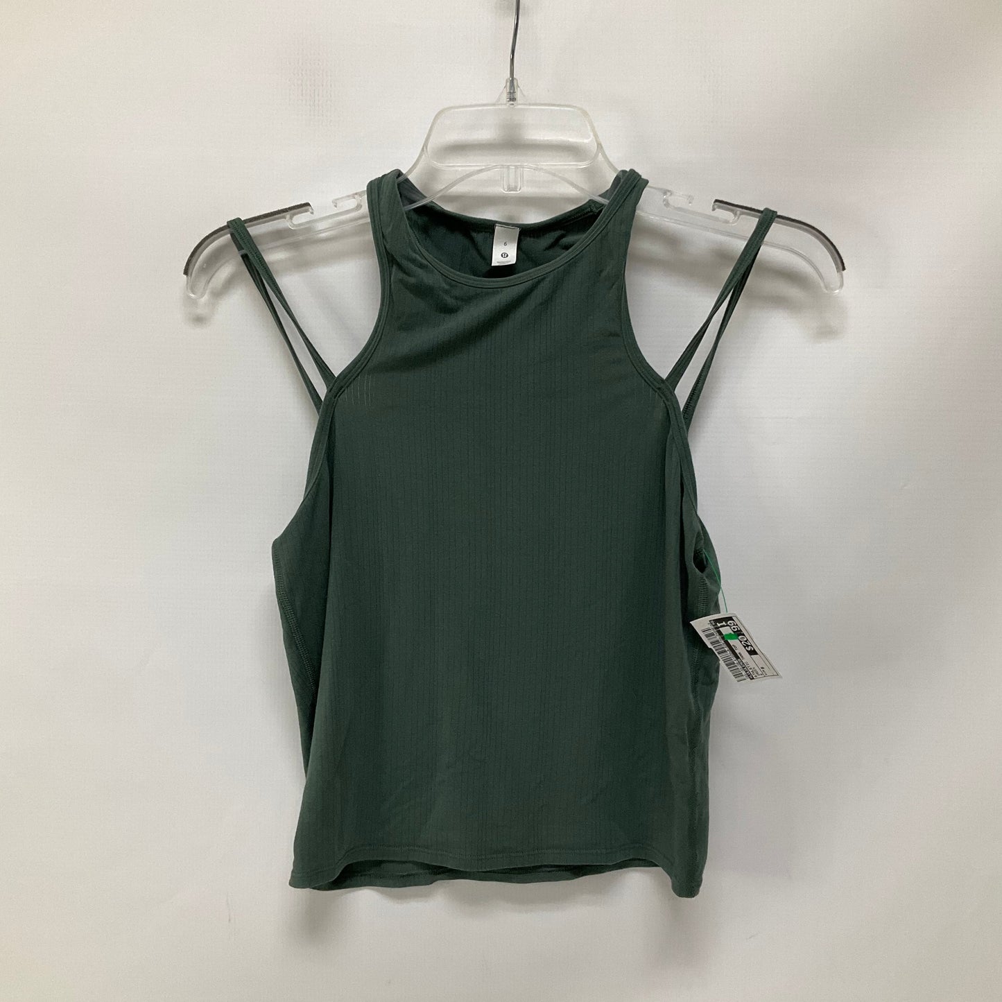 Athletic Tank Top By Lululemon In Green, Size: 6