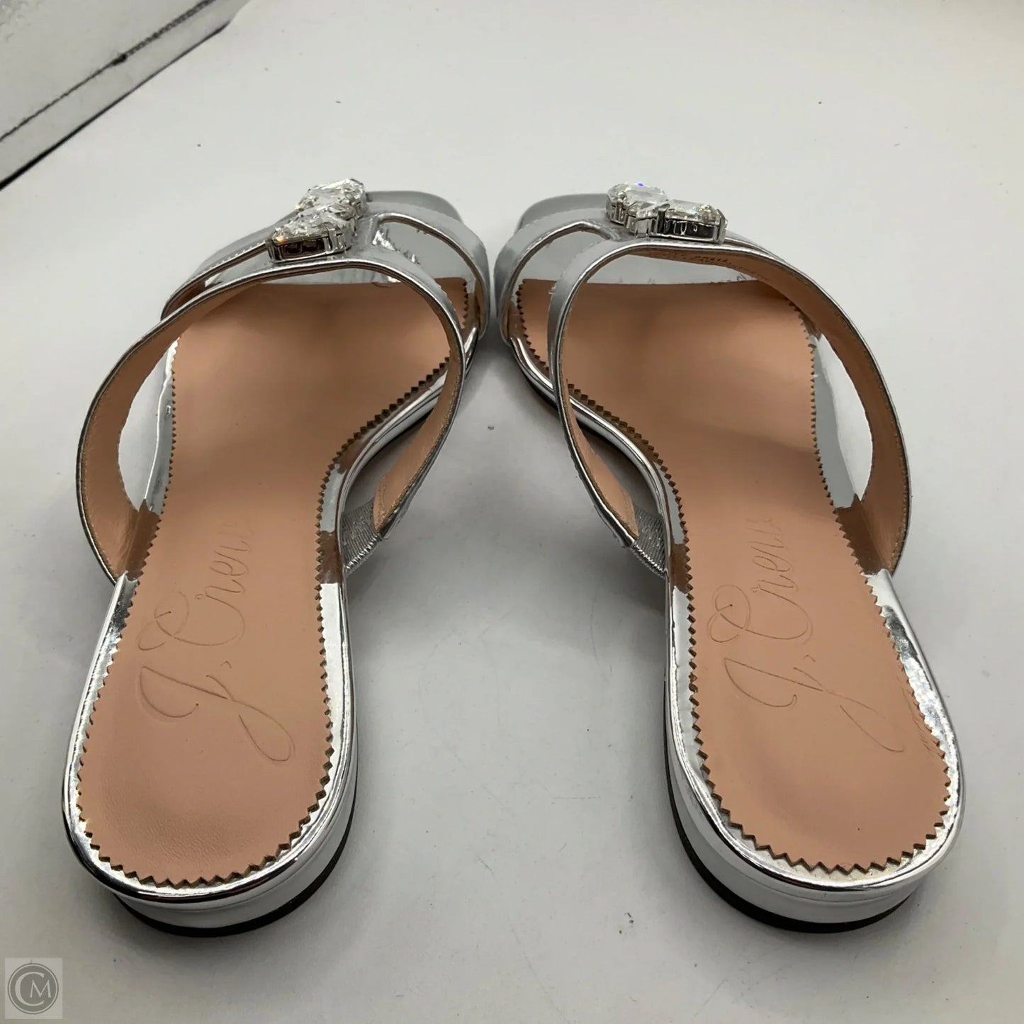 Sandals Flats By J. Crew In Silver, Size: 7