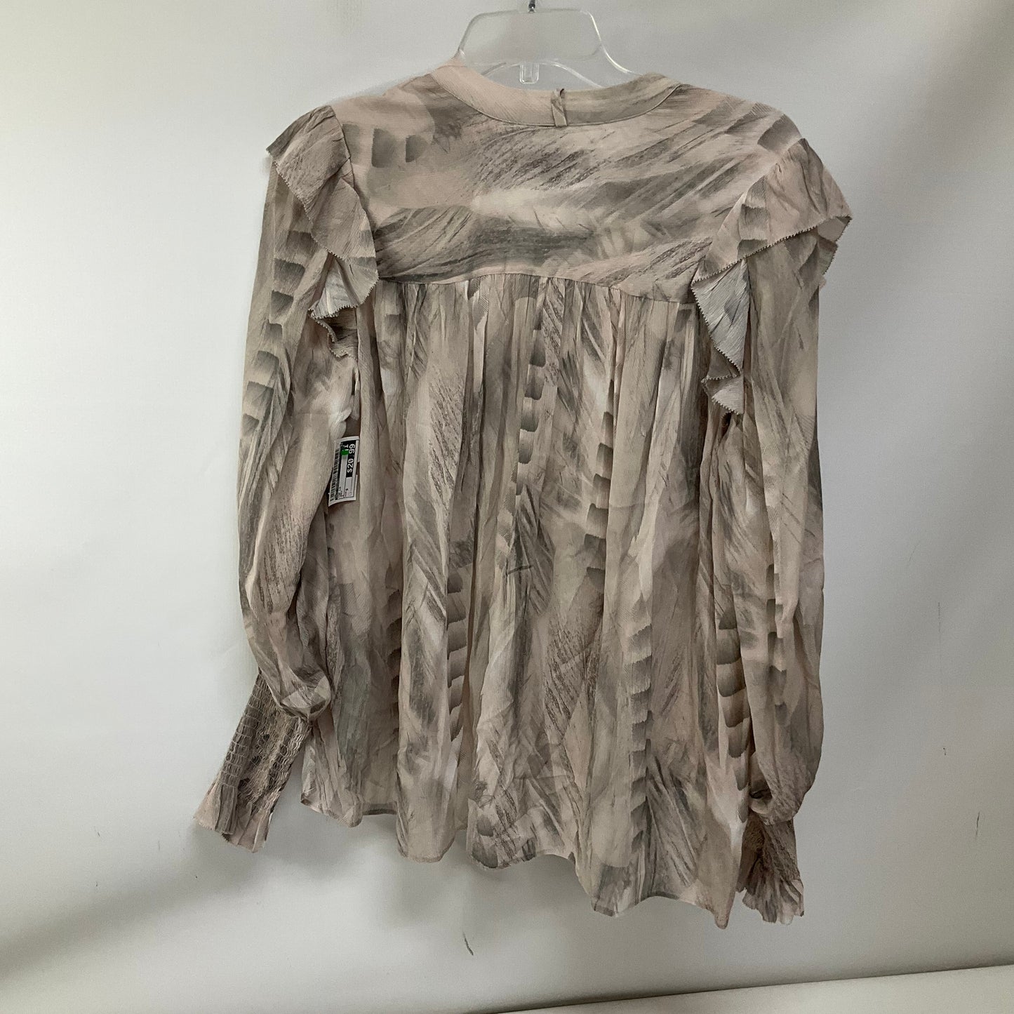 Top Long Sleeve By All Saints In Grey, Size: S