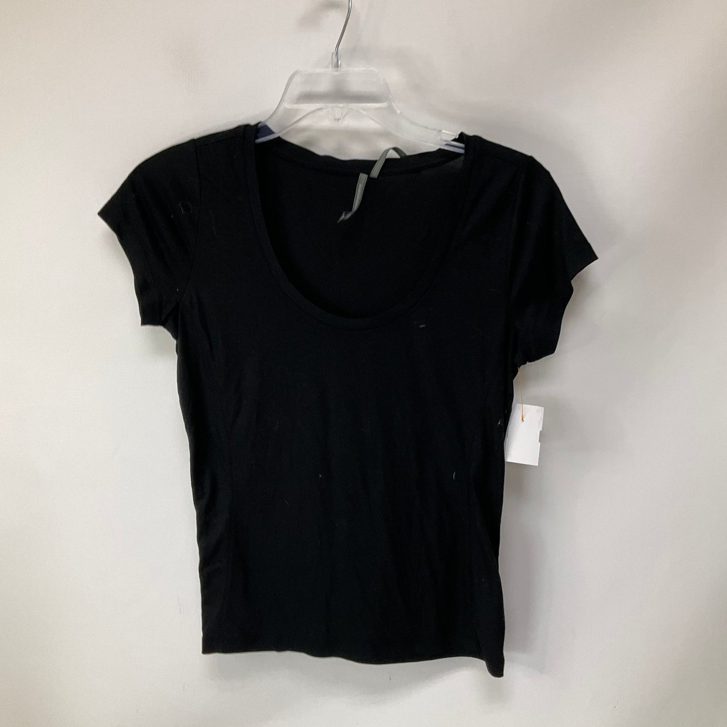 Top Short Sleeve Basic By Anthropologie In Black, Size: Xs