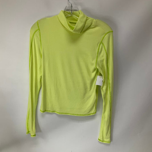 Top Long Sleeve By Urban Outfitters In Green, Size: L