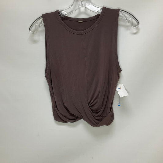 Athletic Tank Top By Alo In Taupe, Size: S