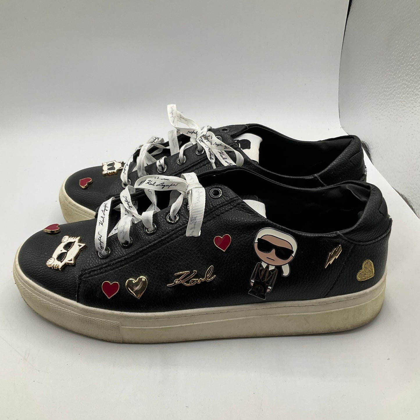 Shoes Sneakers By Karl Lagerfeld In Black, Size: 9.5