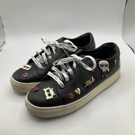 Shoes Sneakers By Karl Lagerfeld In Black, Size: 9.5