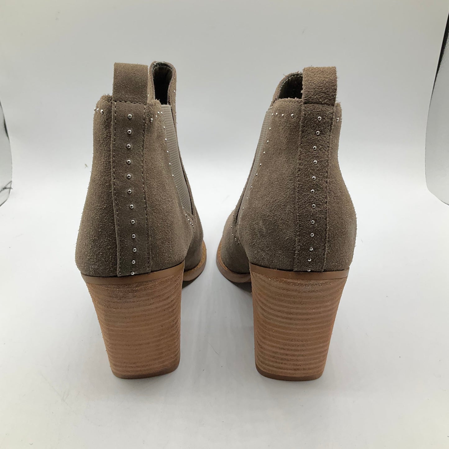 Boots Ankle Heels By Marc Fisher In Grey, Size: 8