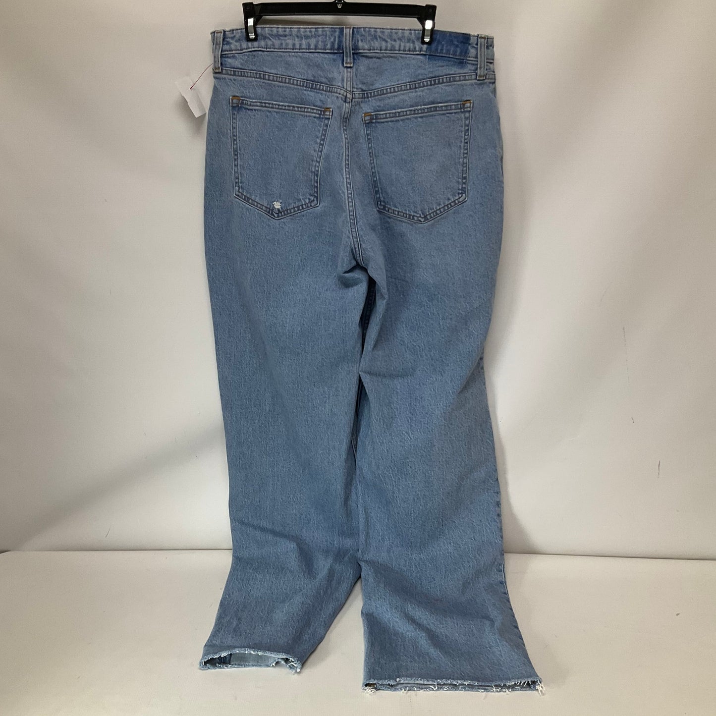 Jeans Straight By Abercrombie And Fitch In Blue Denim, Size: 14