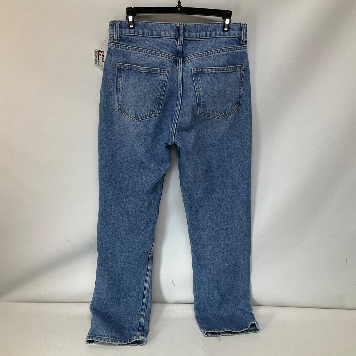 Jeans Straight By Reformation In Blue Denim, Size: 6