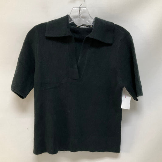 Sweater Short Sleeve By Abercrombie And Fitch In Black, Size: S