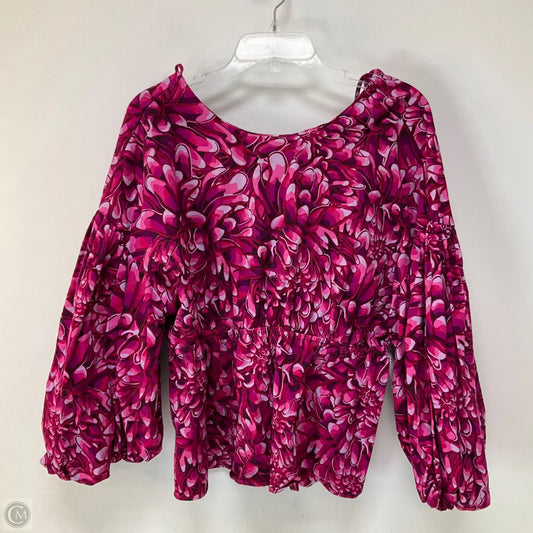 Top Long Sleeve By Target-designer In Pink, Size: Xl