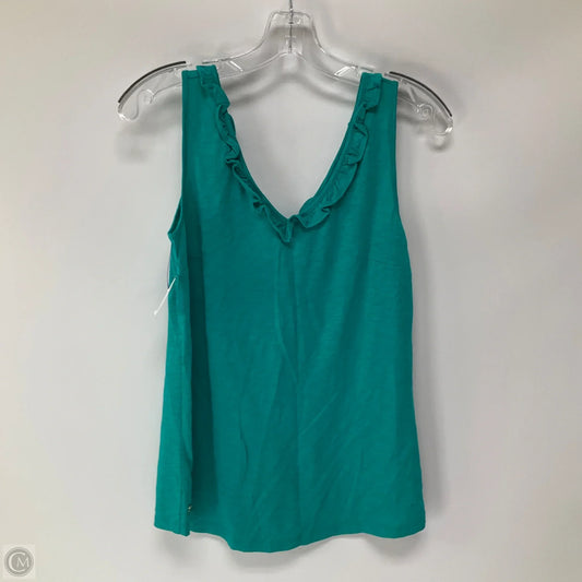 Top Sleeveless Designer By Lilly Pulitzer In Green, Size: Xs