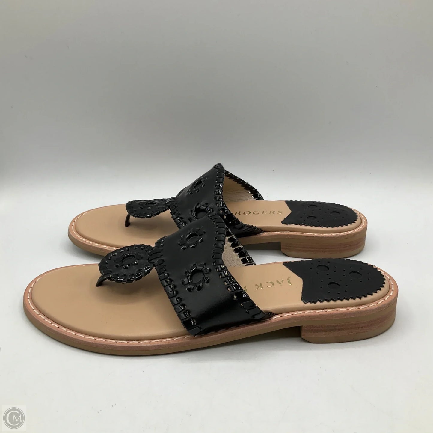Sandals Flats By Jack Rogers In Black, Size: 6