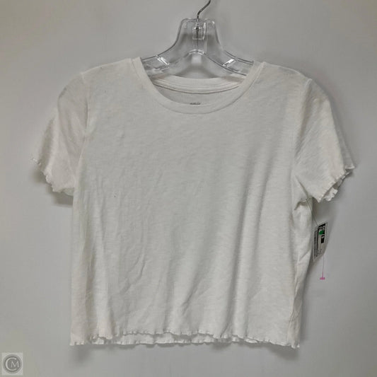 Top Short Sleeve Basic By Aerie In White, Size: S