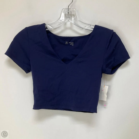 Top Short Sleeve By Aerie In Blue, Size: S