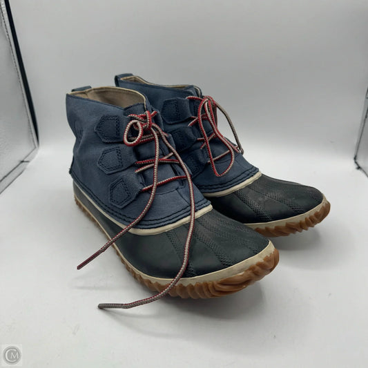 Boots Ankle Flats By Sorel In Blue, Size: 9.5