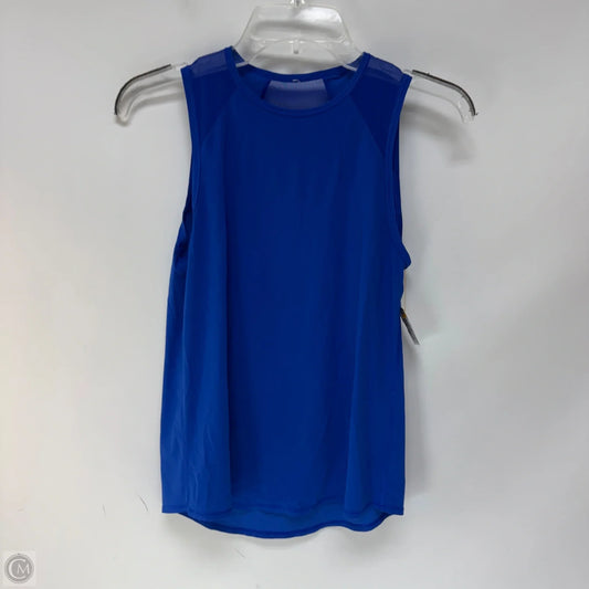 Athletic Tank Top By Lululemon In Blue, Size: 4