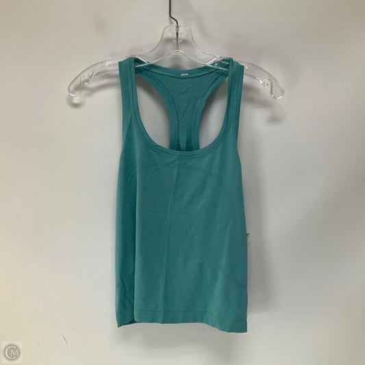 Athletic Tank Top By Lululemon In Blue, Size: 8