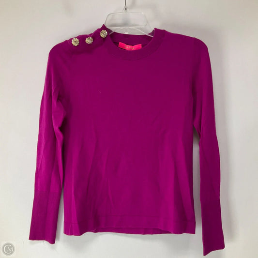 Top Long Sleeve Designer By Lilly Pulitzer In Purple, Size: Xxs