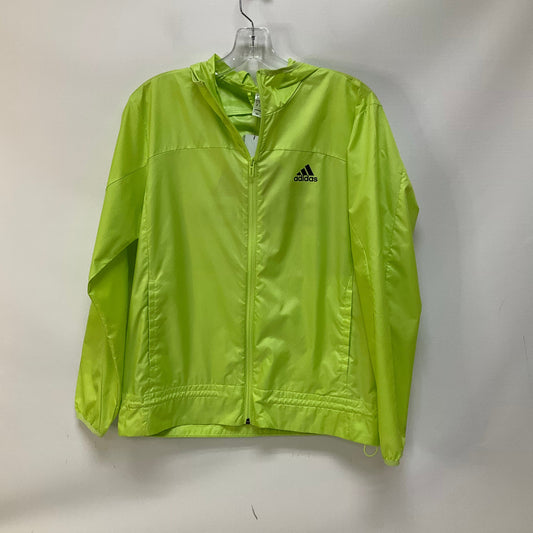 Yellow Athletic Top Long Sleeve Hoodie Apana, Size S