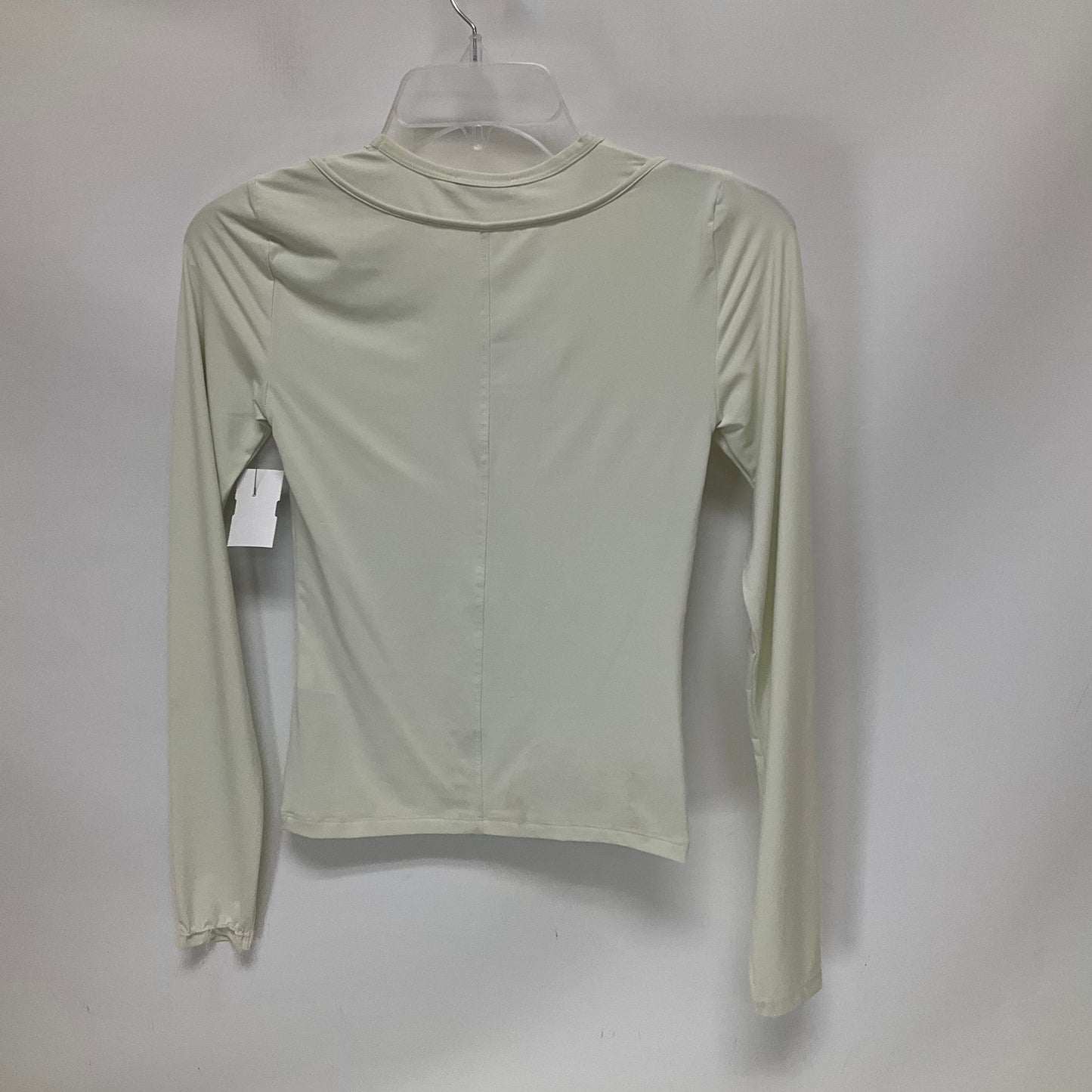 White Top Long Sleeve Zara Basic, Size M